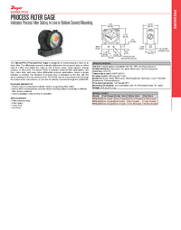 Thumbnail of document Brochure - PFG2 Process Filter Gage